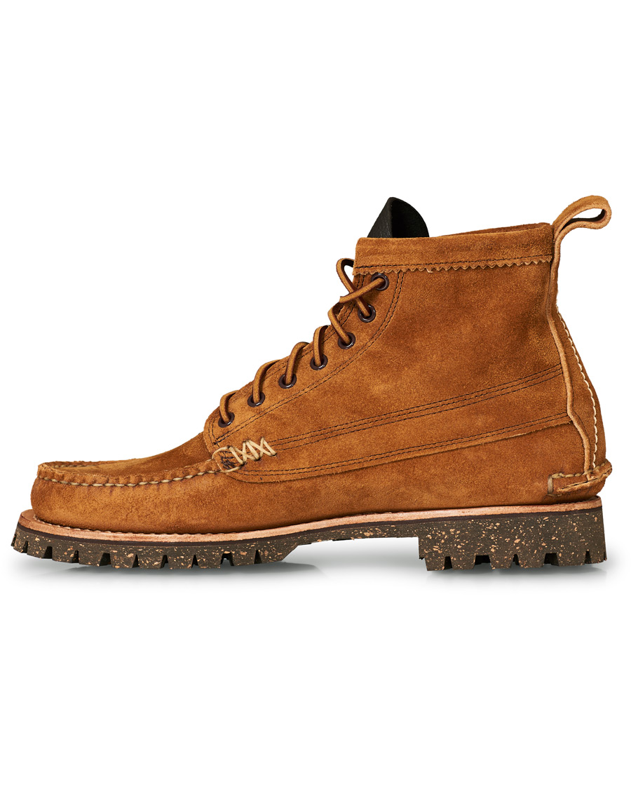 Herr | Yuketen Cortina Sole Angler Boots Khaki Suede | Yuketen | Cortina Sole Angler Boots Khaki Suede