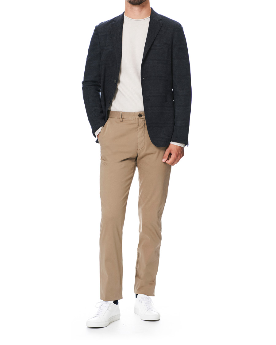 Herr | Kavajer | Z Zegna | Deconstructed Wool Blazer Navy Blue