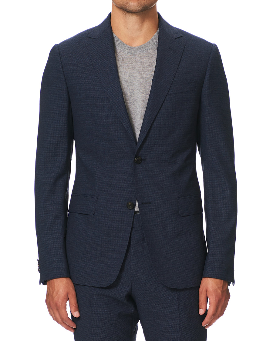 Herr | Kostymer | Z Zegna | Slim Fit Tropical Wool Suit Navy Blue