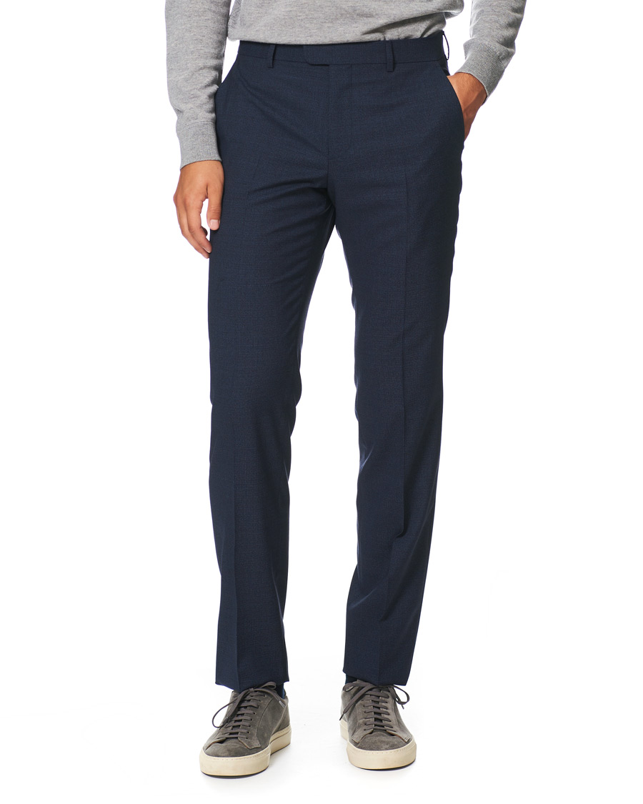 Herr | Kostymer | Z Zegna | Slim Fit Tropical Wool Suit Navy Blue