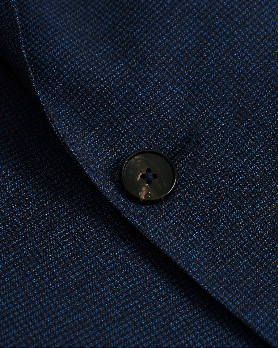 Herr | Kostymer | Z Zegna | Slim Fit Tropical Wool Suit Navy Blue