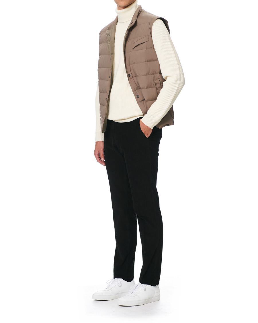 Herr | Jackor | Z Zegna | Stretch Nylon Vest Light Grey