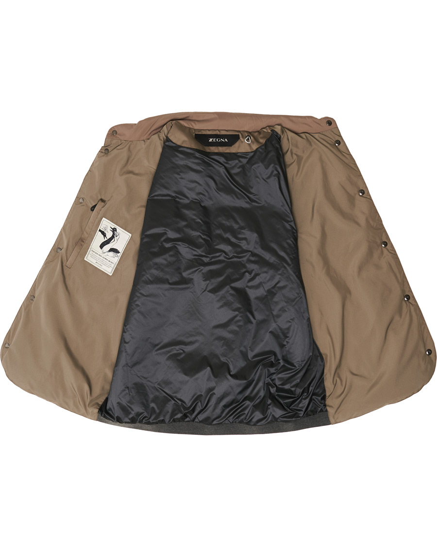 Herr | Jackor | Z Zegna | Stretch Nylon Vest Light Grey