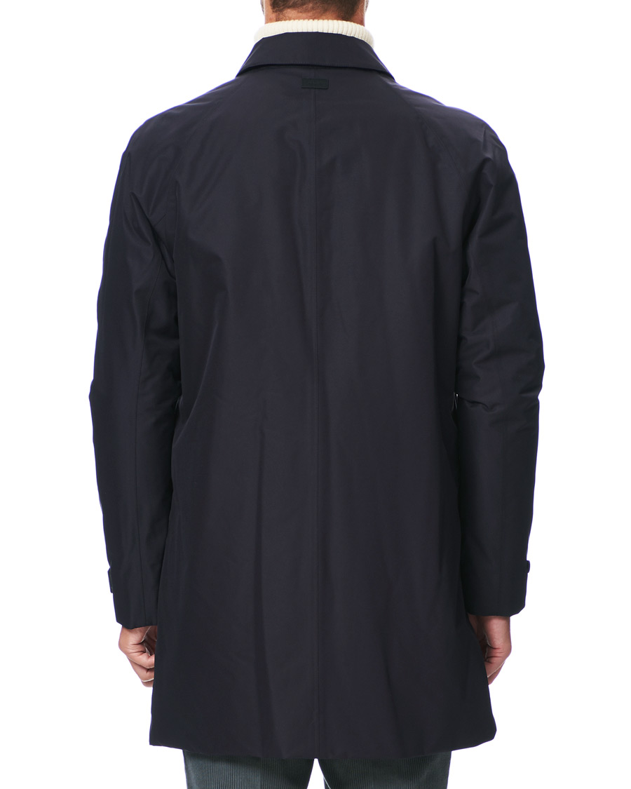 Herr | Jackor | Z Zegna | Micotene Taped Nylon Coat Navy