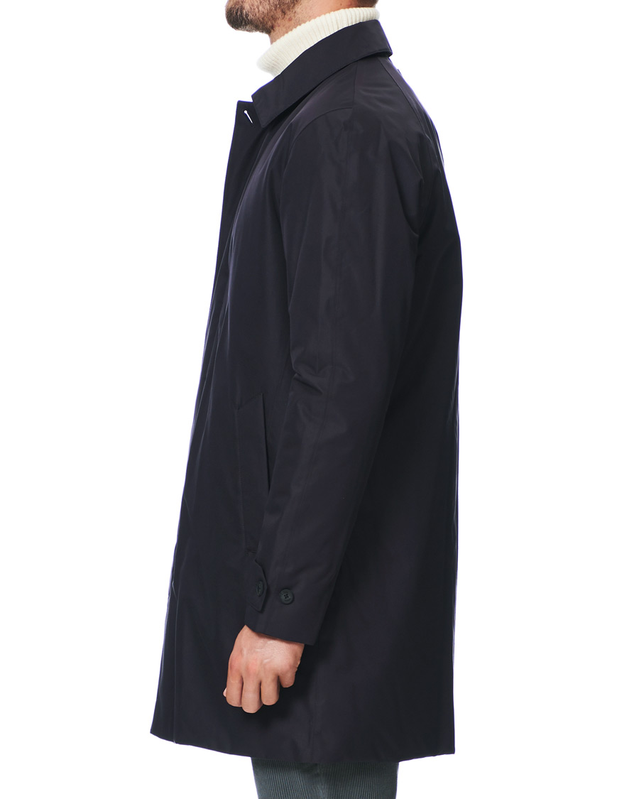 Herr | Jackor | Z Zegna | Micotene Taped Nylon Coat Navy