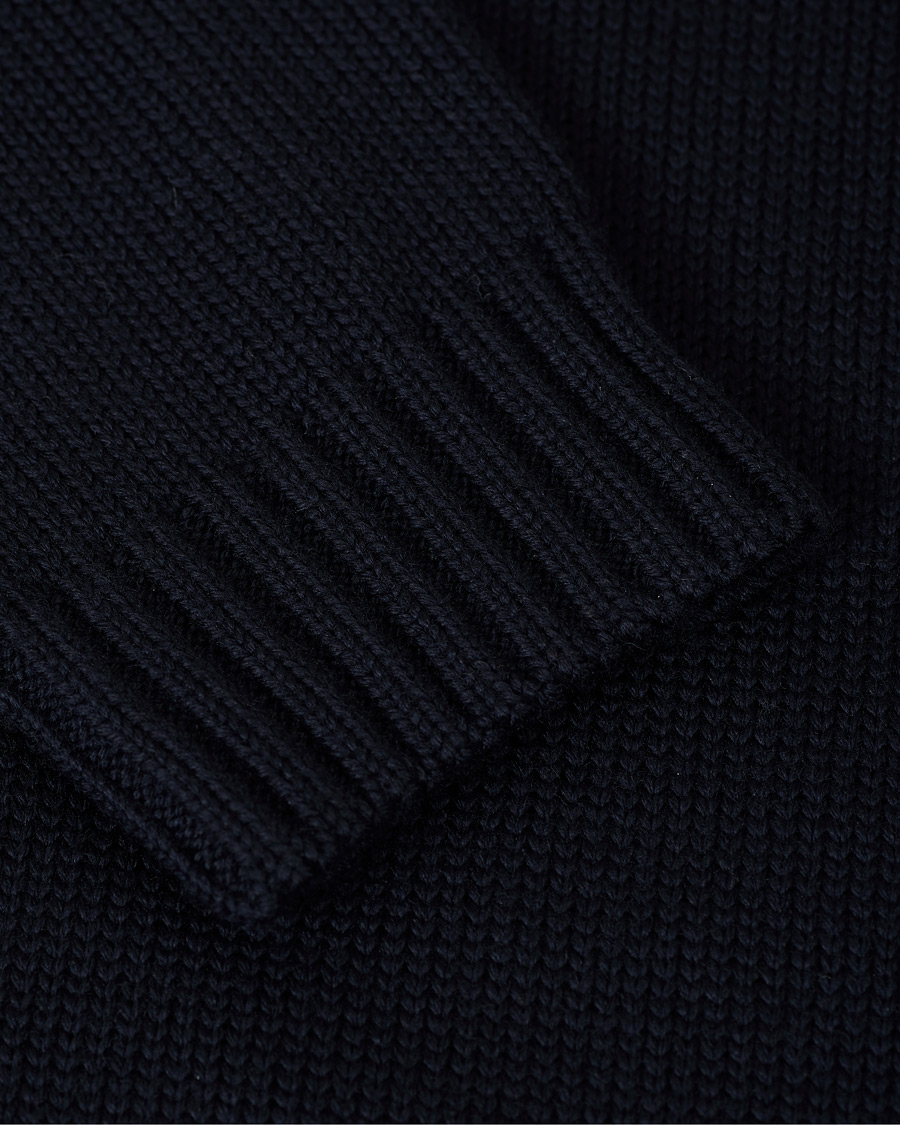 Herr | Tröjor | Zanone | Virgin Merino Wool Rollneck Navy