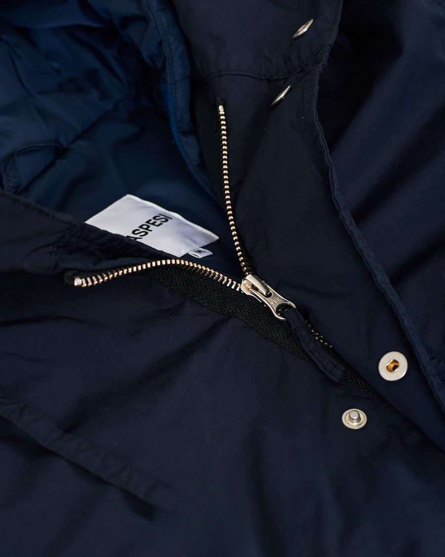 Herr | Jackor | Aspesi | Parkattone Garment Dyed Parka Navy