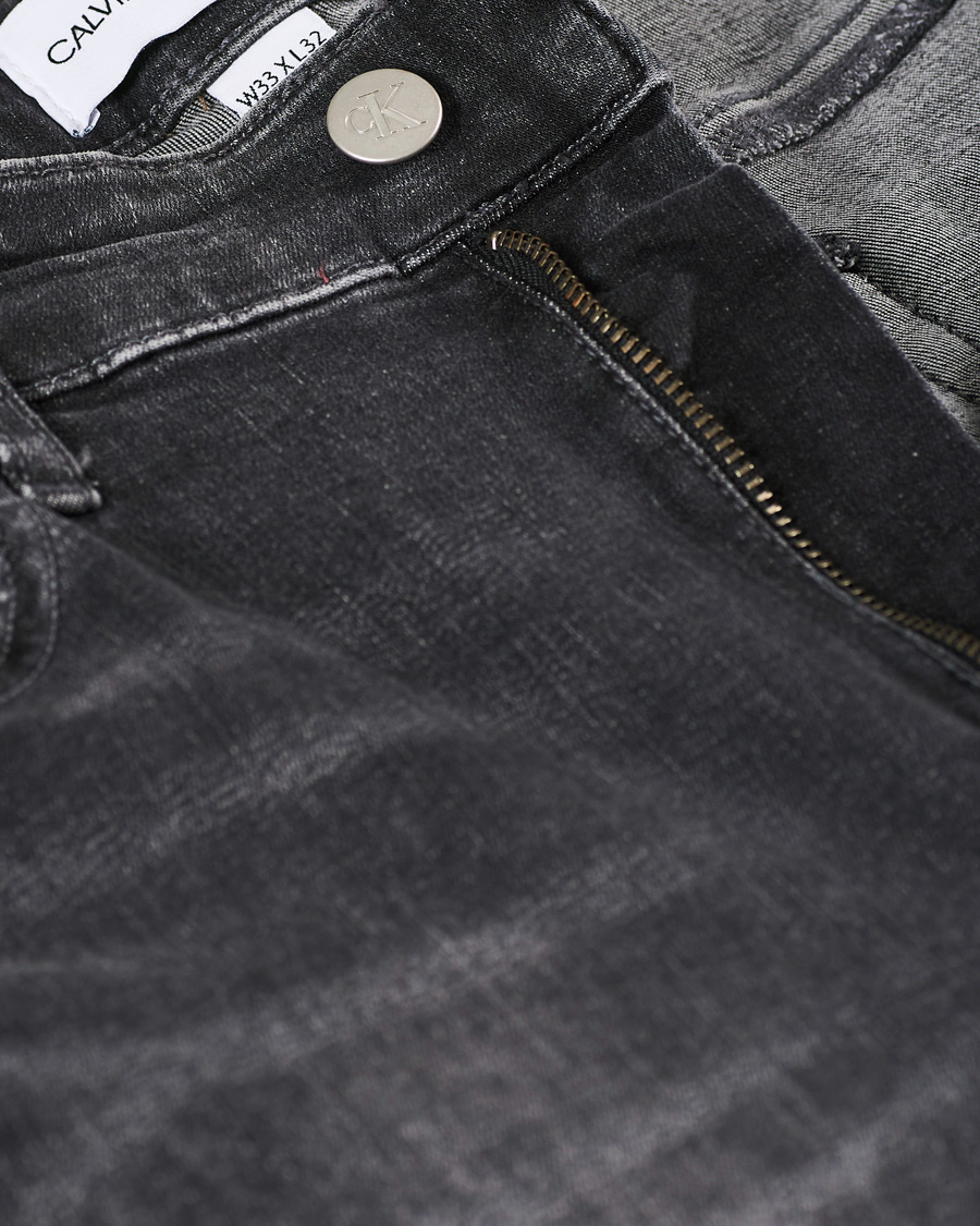 Herr | Jeans | Calvin Klein Jeans | Slim Tapered Stretch Jeans Dark Grey