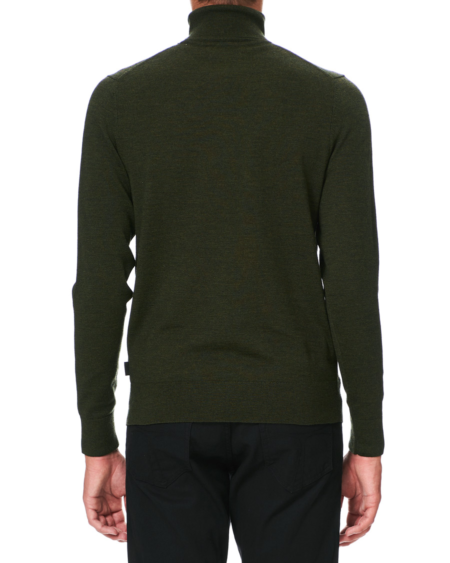 Herr | Tröjor | Calvin Klein | Superior Wool Rollneck Dark Olive