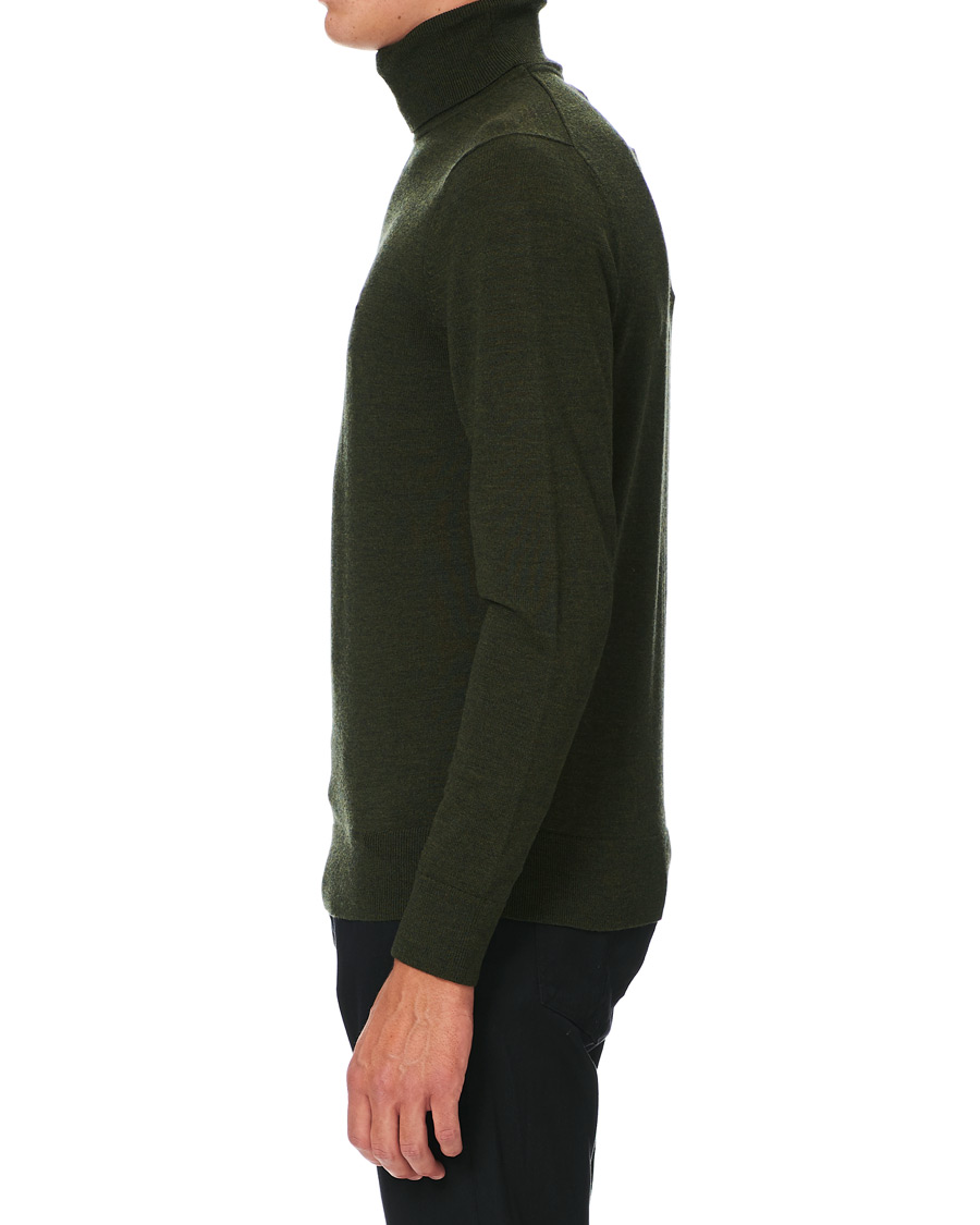 Herr | Tröjor | Calvin Klein | Superior Wool Rollneck Dark Olive