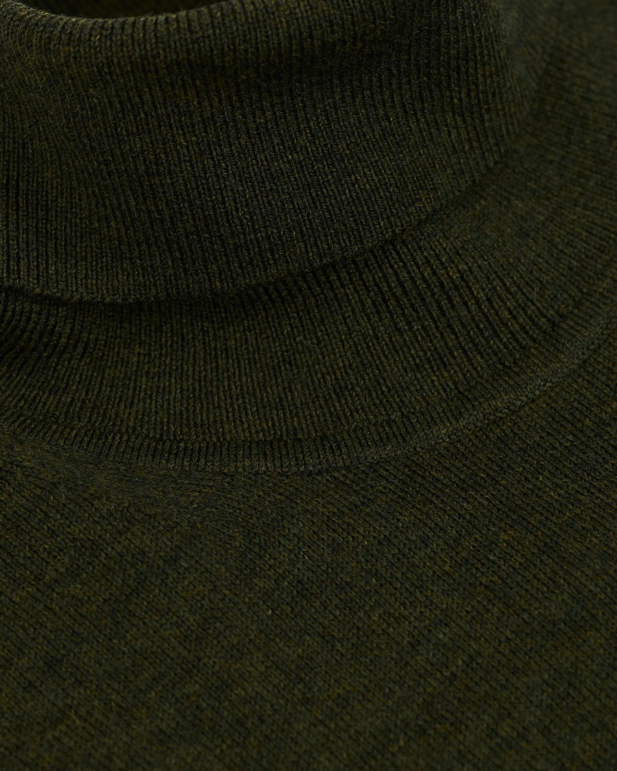 Herr | Tröjor | Calvin Klein | Superior Wool Rollneck Dark Olive