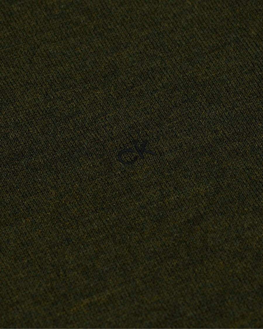 Herr | Tröjor | Calvin Klein | Superior Wool Rollneck Dark Olive