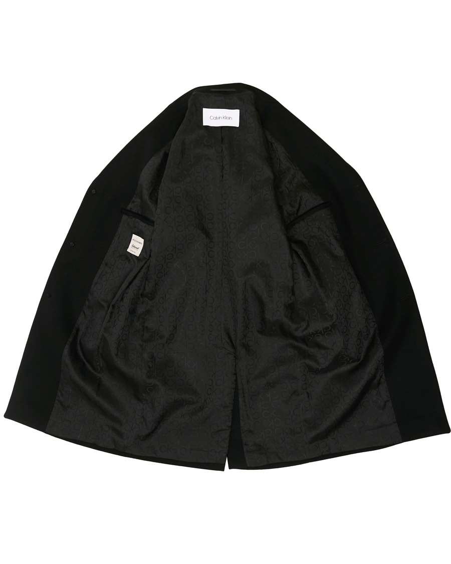 Herr | Jackor | Calvin Klein | Wool/Cashmere Coat Black
