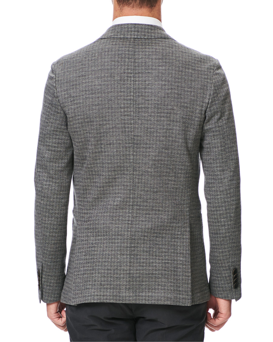 Herr | Kavajer | Canali | Wool Blend Jersey Blazer Light Grey