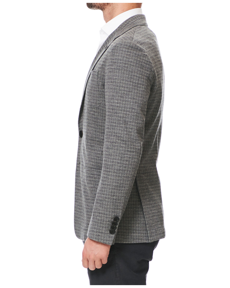 Herr | Kavajer | Canali | Wool Blend Jersey Blazer Light Grey