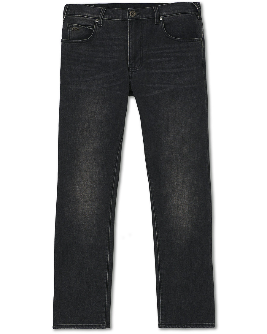 Herr | Jeans | Emporio Armani | Regular Fit Jeans Washed Black