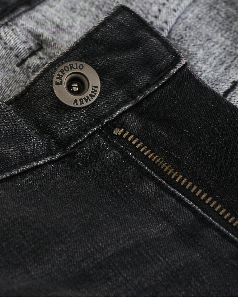 Herr | Jeans | Emporio Armani | Regular Fit Jeans Washed Black