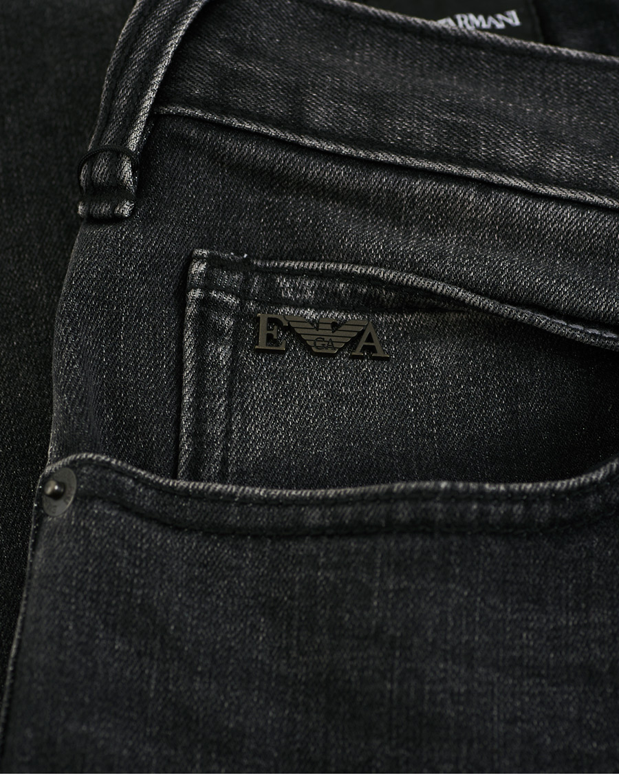 Herr | Jeans | Emporio Armani | Regular Fit Jeans Washed Black