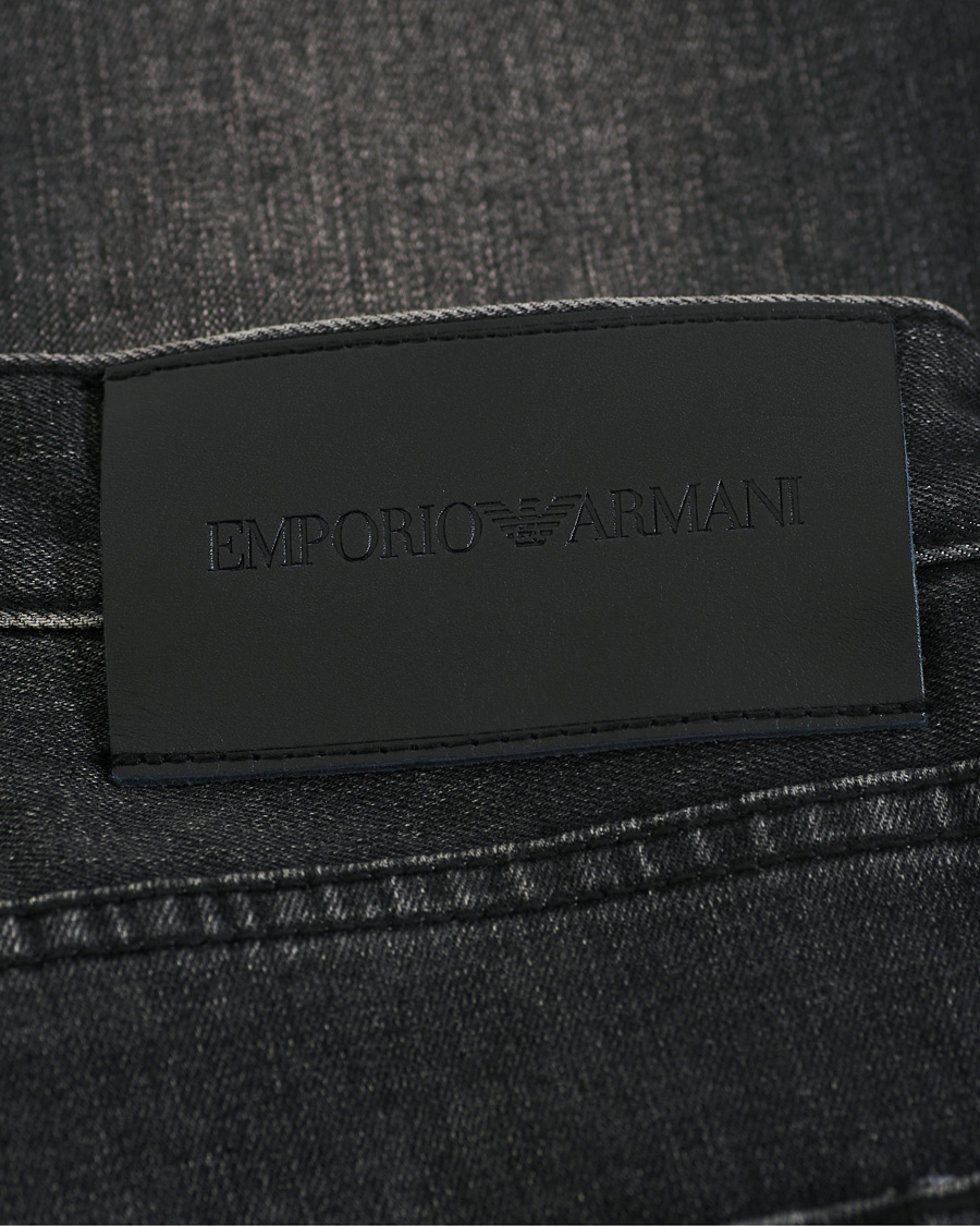 Herr | Jeans | Emporio Armani | Regular Fit Jeans Washed Black