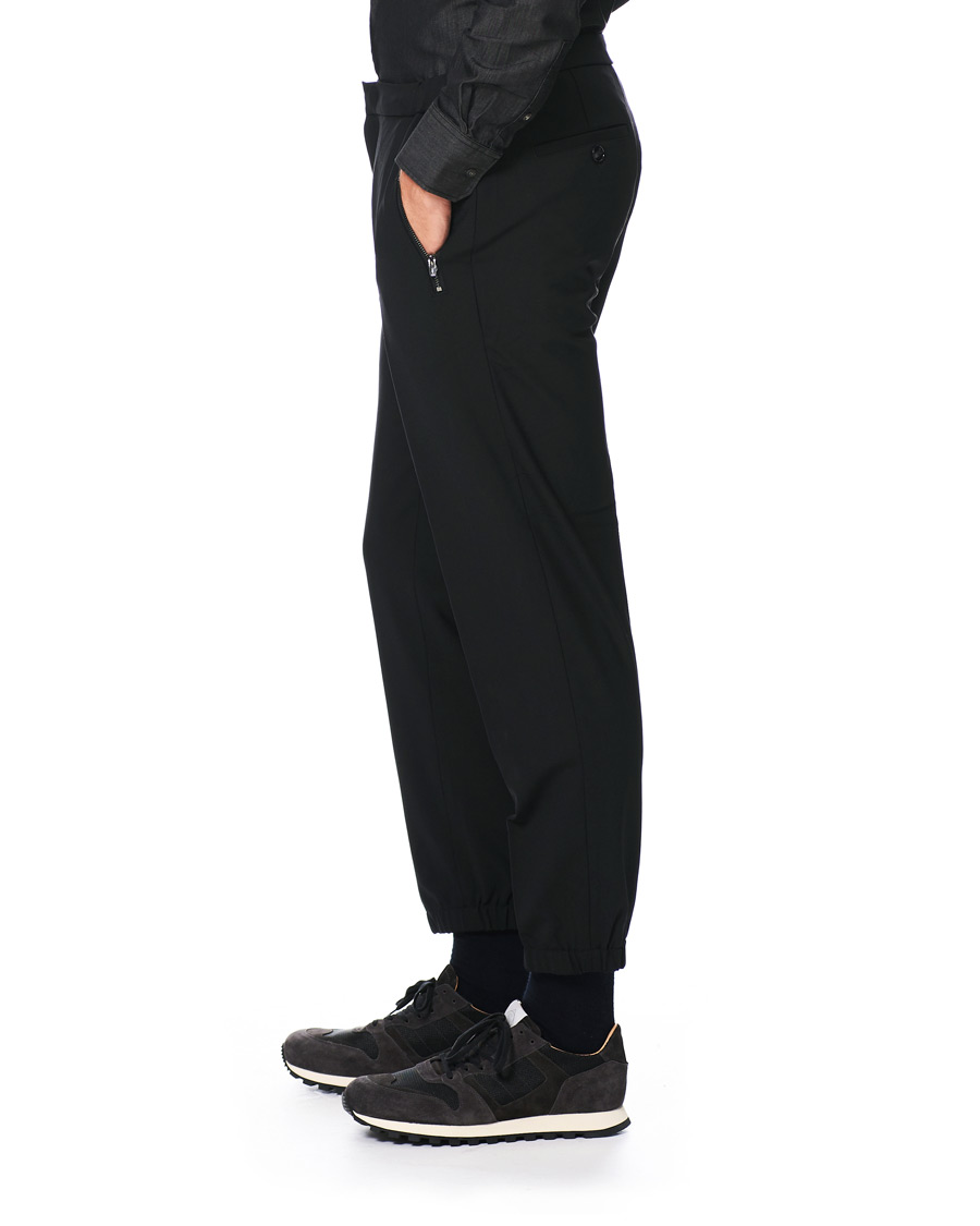 Herr | Byxor | Emporio Armani | Virgin Wool Trousers Black