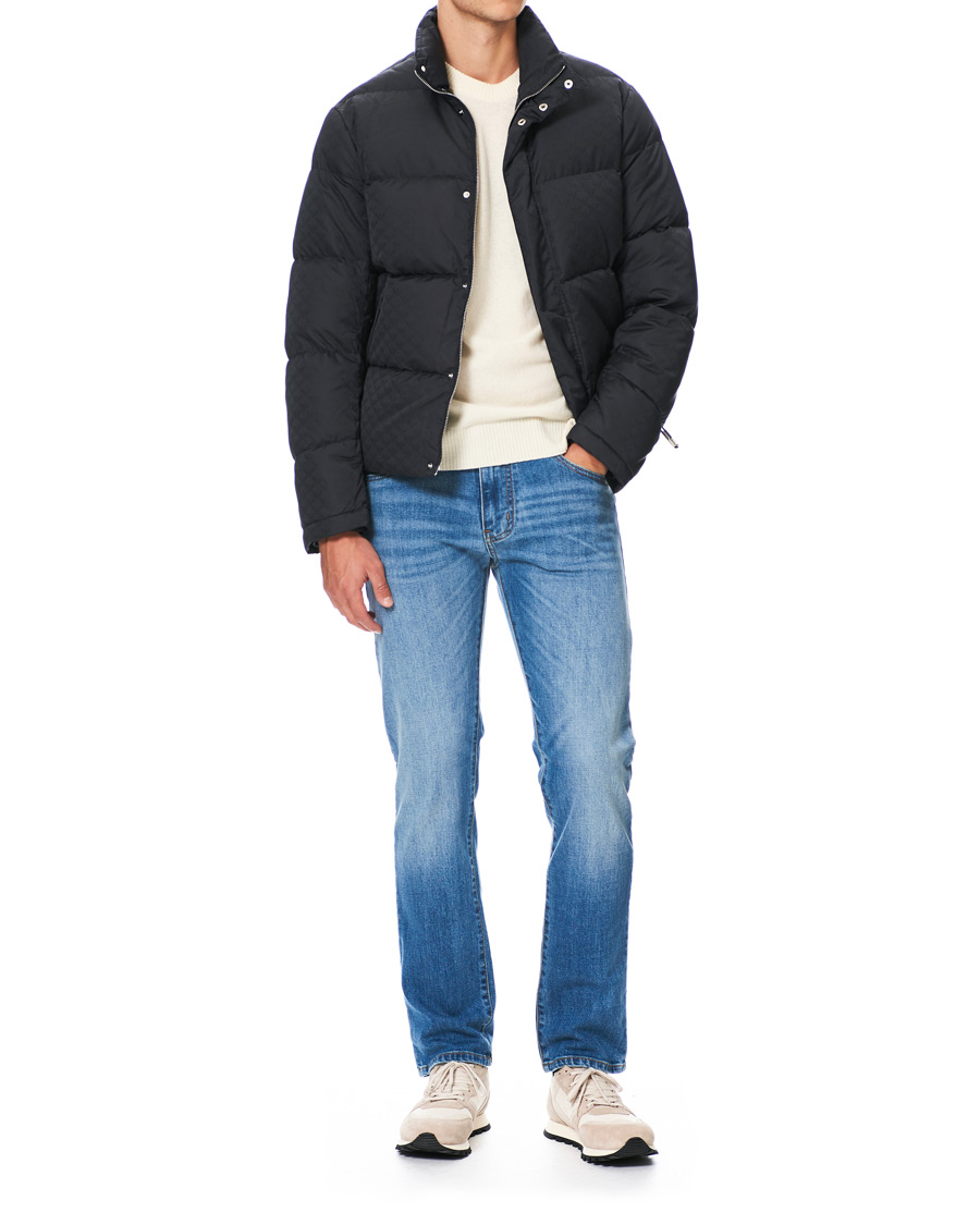 Herr | Jackor | Emporio Armani | Tonal Logo Down Jacket Navy