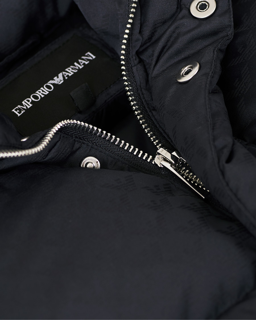 Herr | Jackor | Emporio Armani | Tonal Logo Down Jacket Navy