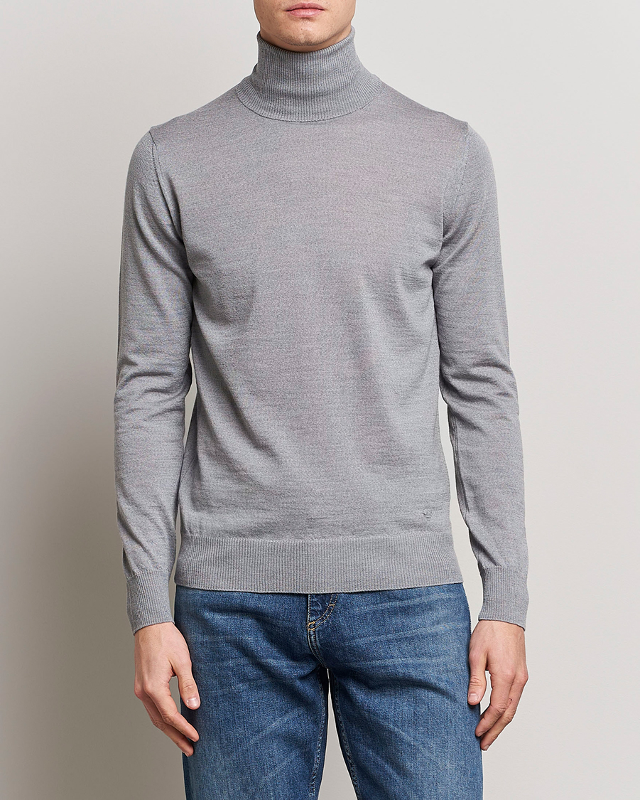 Herr |  | Emporio Armani | Knitted Merio Polo Grey