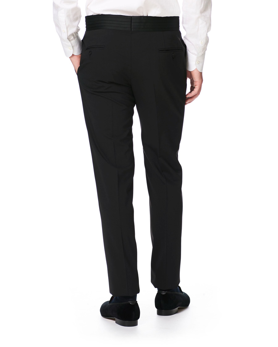 Herr | Kostymer | Emporio Armani | Slim Fit Virgon Wool Shawl Collar Tuxedo Black