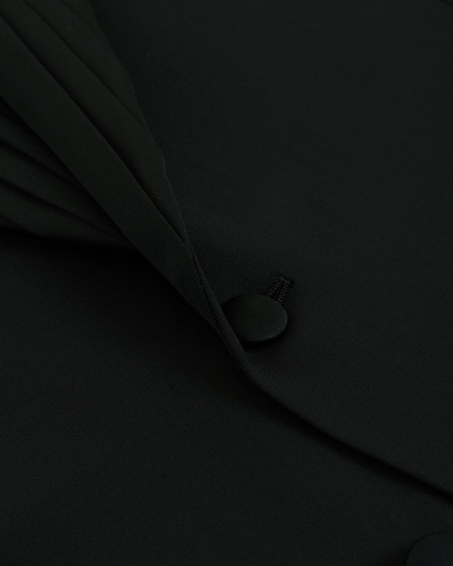 Herr | Kostymer | Emporio Armani | Slim Fit Virgon Wool Shawl Collar Tuxedo Black