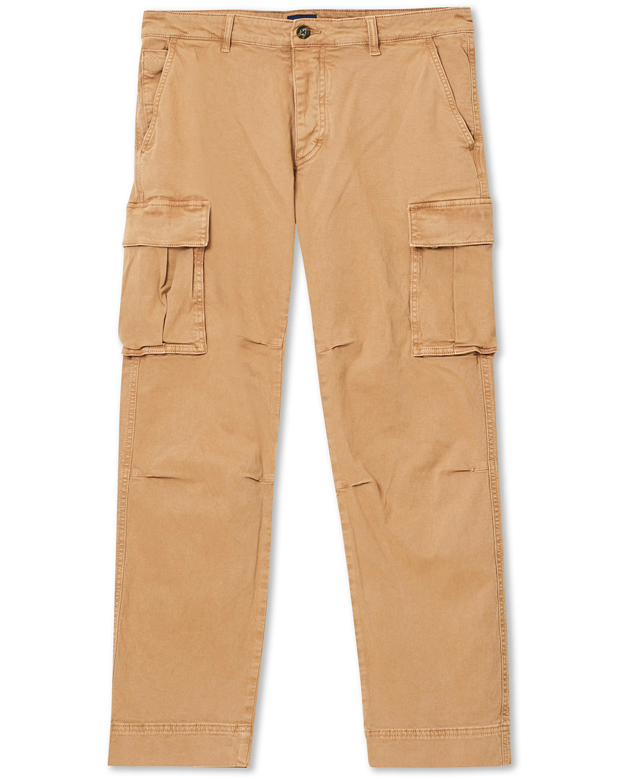 Herr | Byxor | GANT | Regular Fit Cargo Pants Warm Khaki