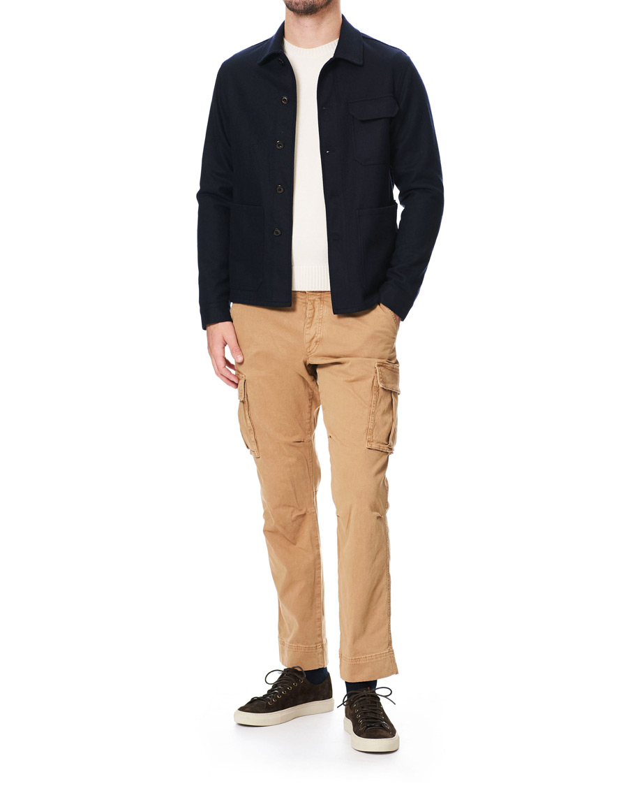 Herr | Byxor | GANT | Regular Fit Cargo Pants Warm Khaki