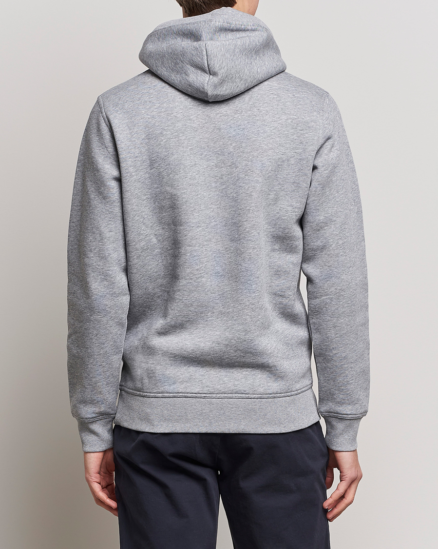 Herr | Tröjor | GANT | Archive Shield Hoodie Grey Melange