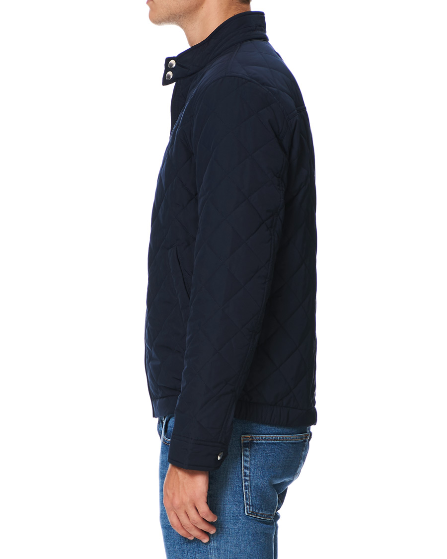 Herr | Jackor | GANT | The Quilted Windcheater Evening Blue
