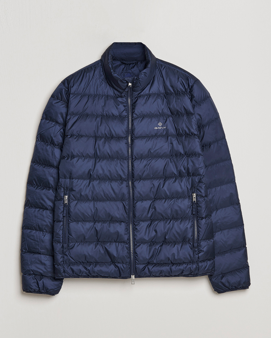 Herr | Jackor | GANT | The Light Down Jacket Evening Blue