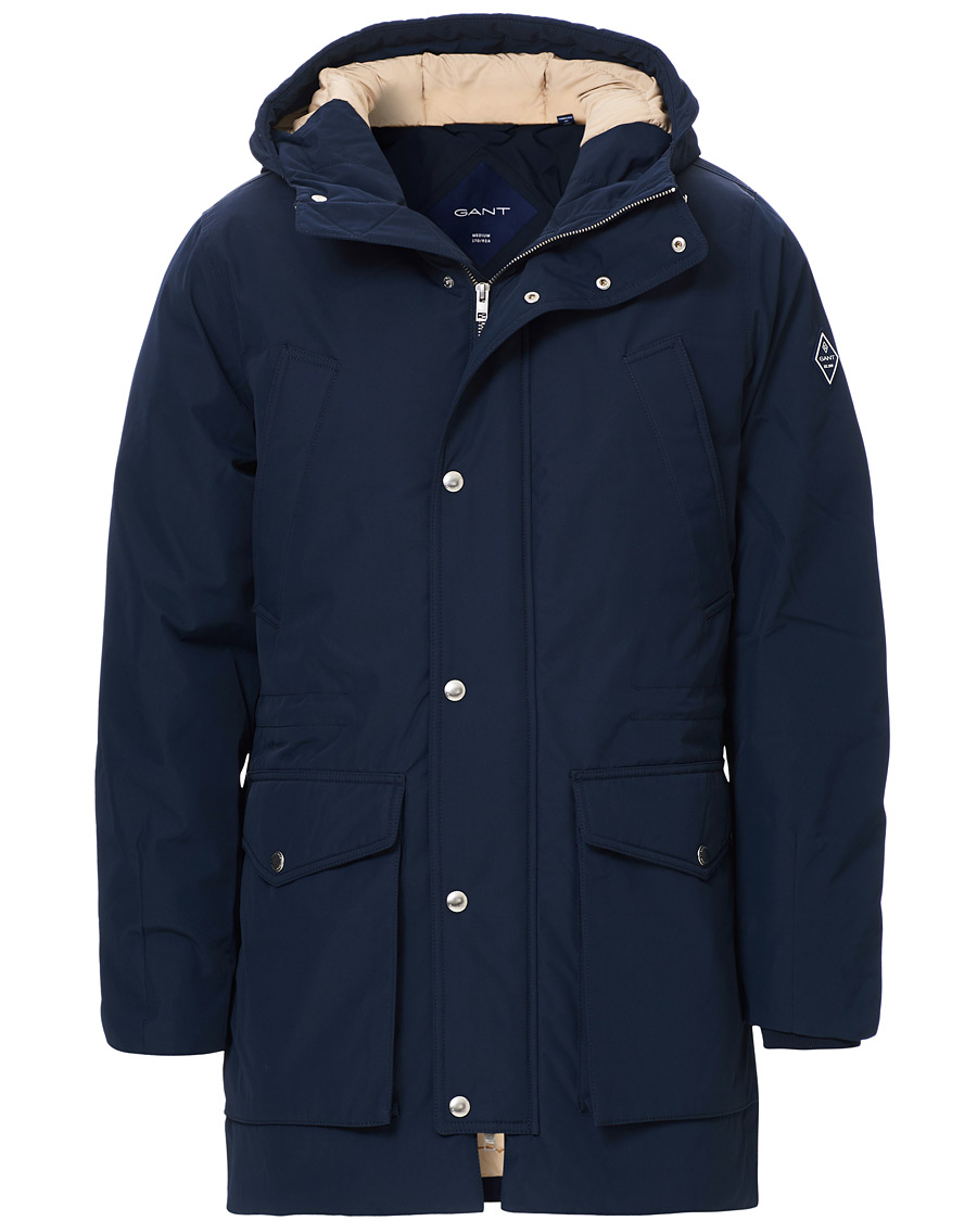 Herr | Jackor | GANT | The Everyday Parka Marine