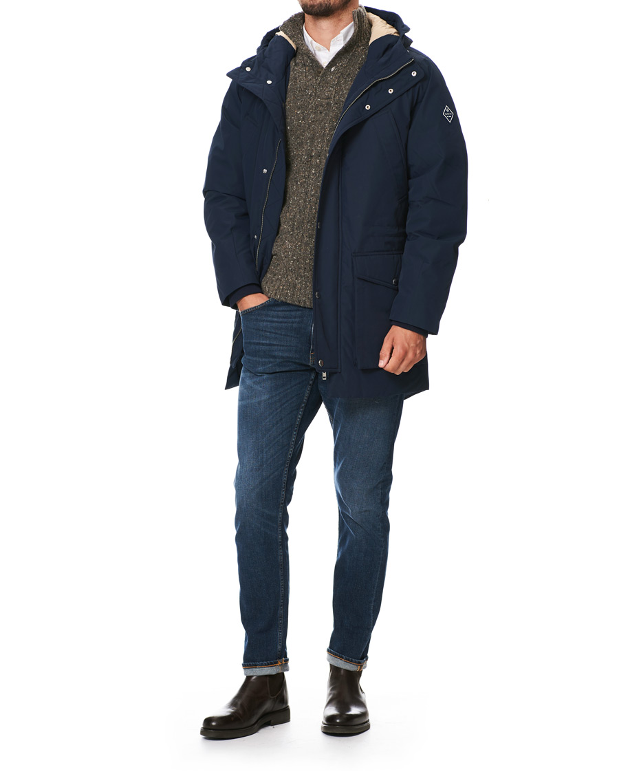 Herr | Jackor | GANT | The Everyday Parka Marine