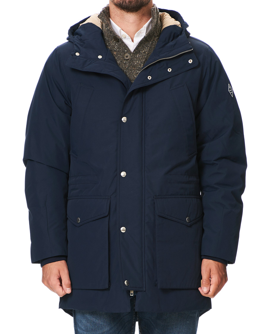 Herr | Jackor | GANT | The Everyday Parka Marine