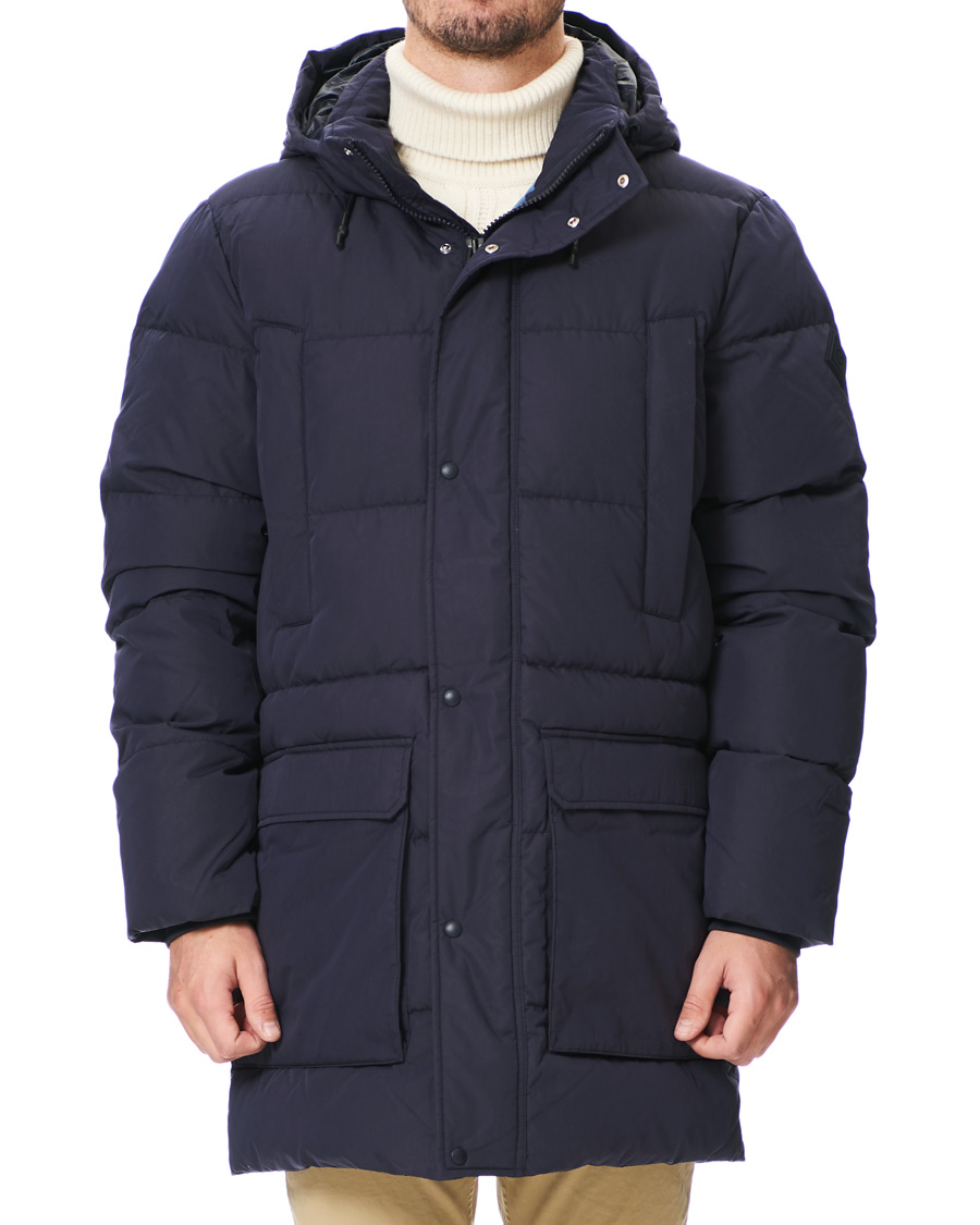 Herr | Jackor | GANT | The Long Alta Down Jacket Evening Blue
