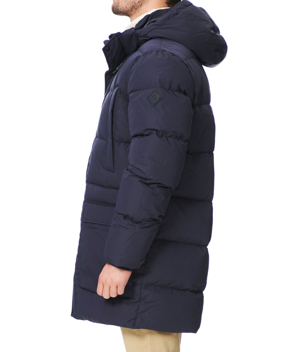 Herr | Jackor | GANT | The Long Alta Down Jacket Evening Blue