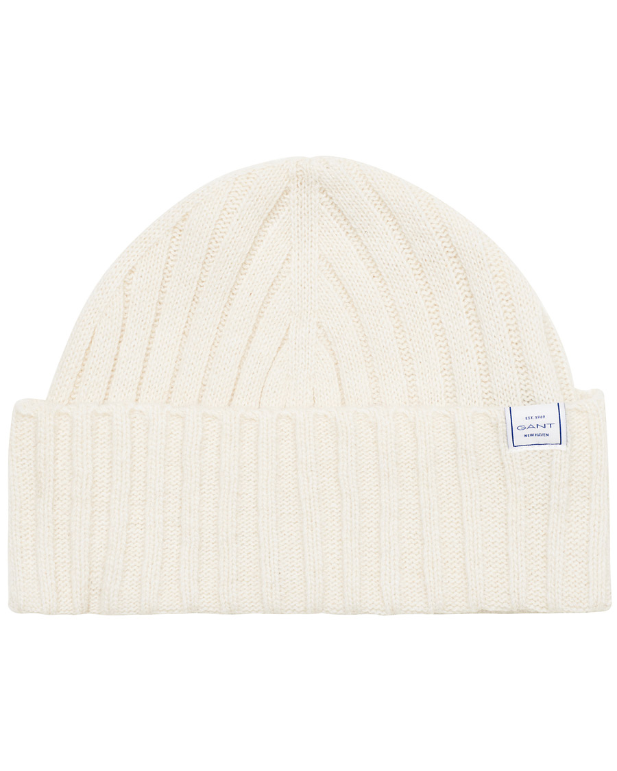 Herr | GANT Fishermans Beanie Creme | GANT | Fishermans Beanie Creme