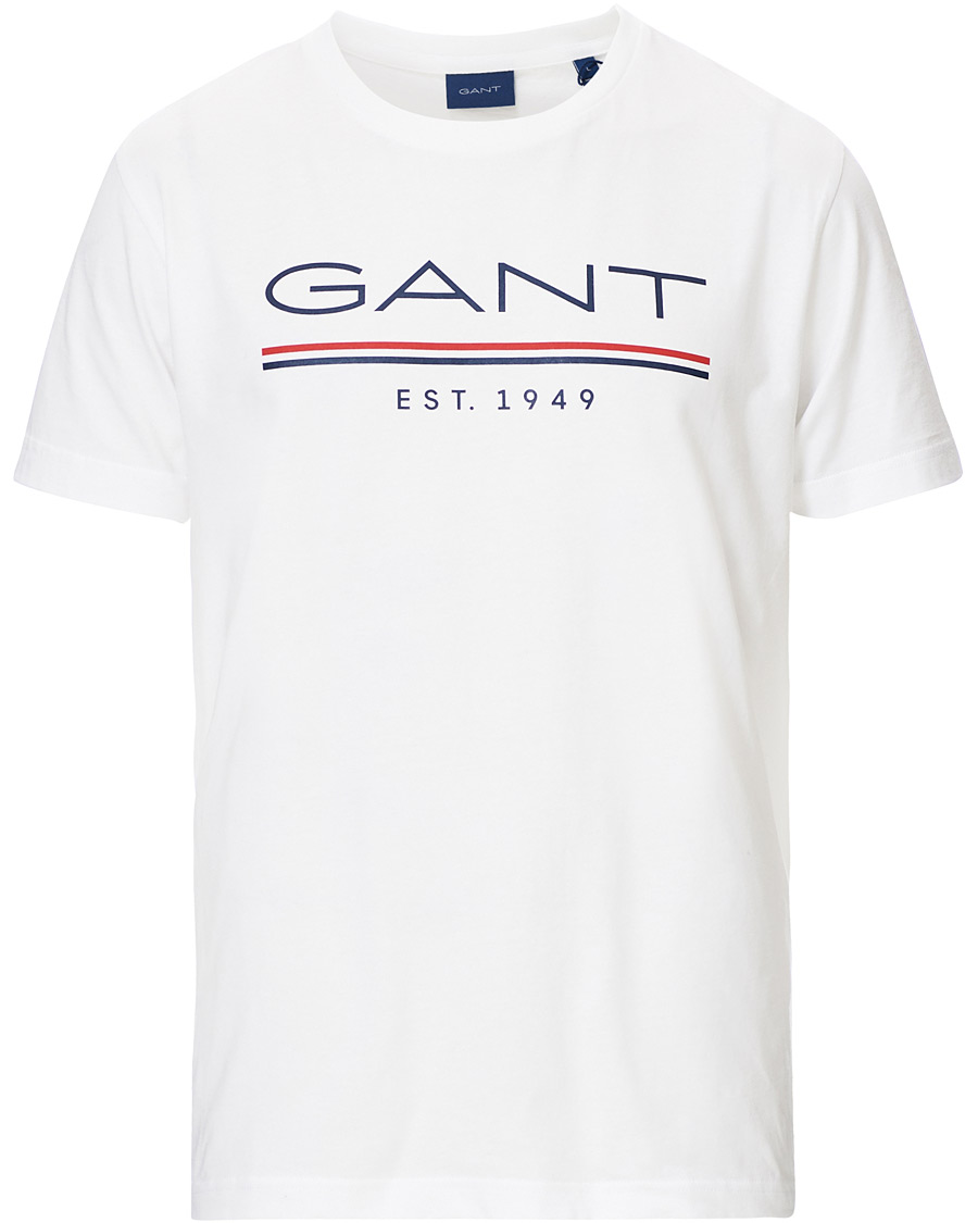 Herr | T-Shirts | GANT | 1949 Logo Tee White