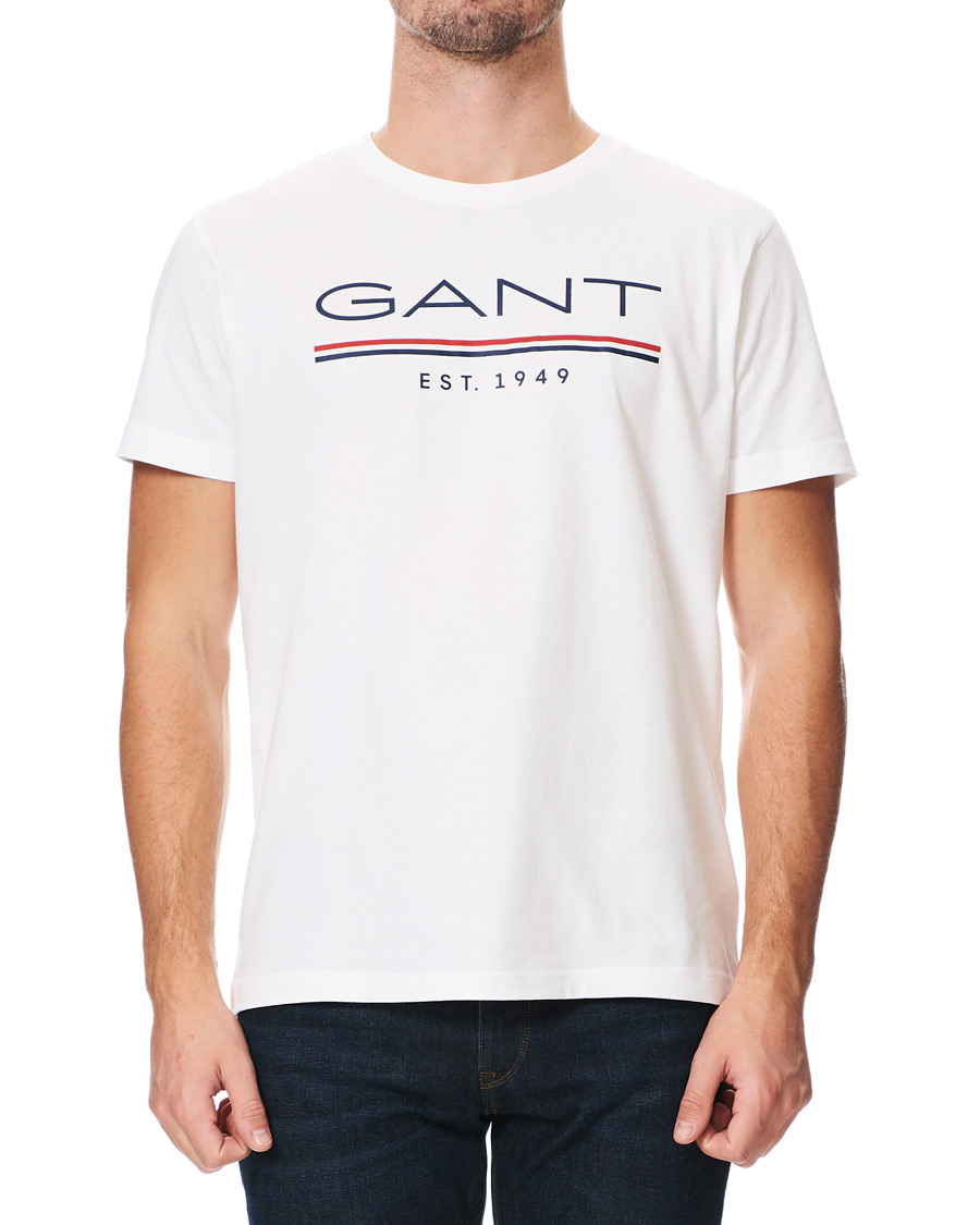 Herr | T-Shirts | GANT | 1949 Logo Tee White