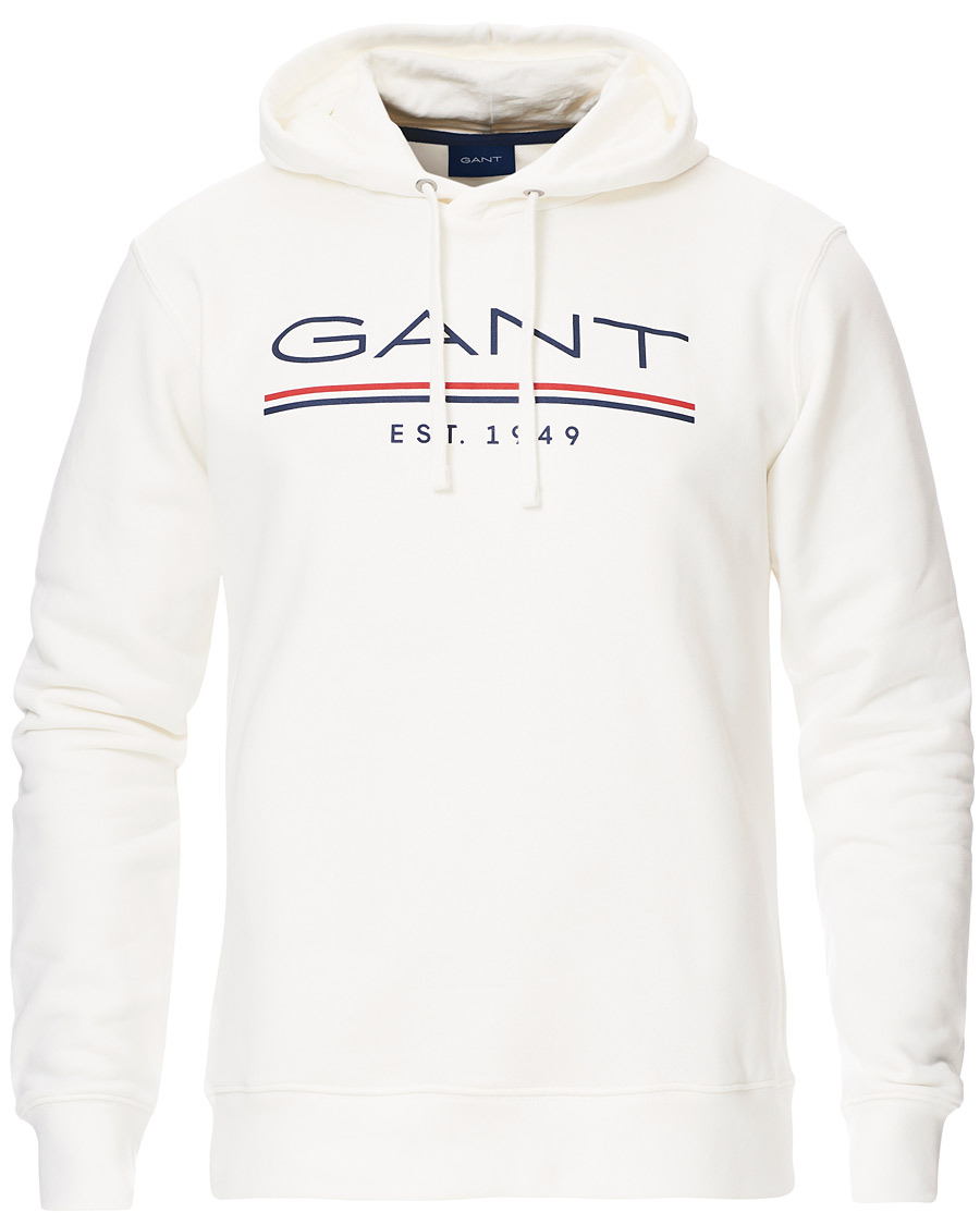 Herr | Tröjor | GANT | 1949 Logo Hoodie Eggshell