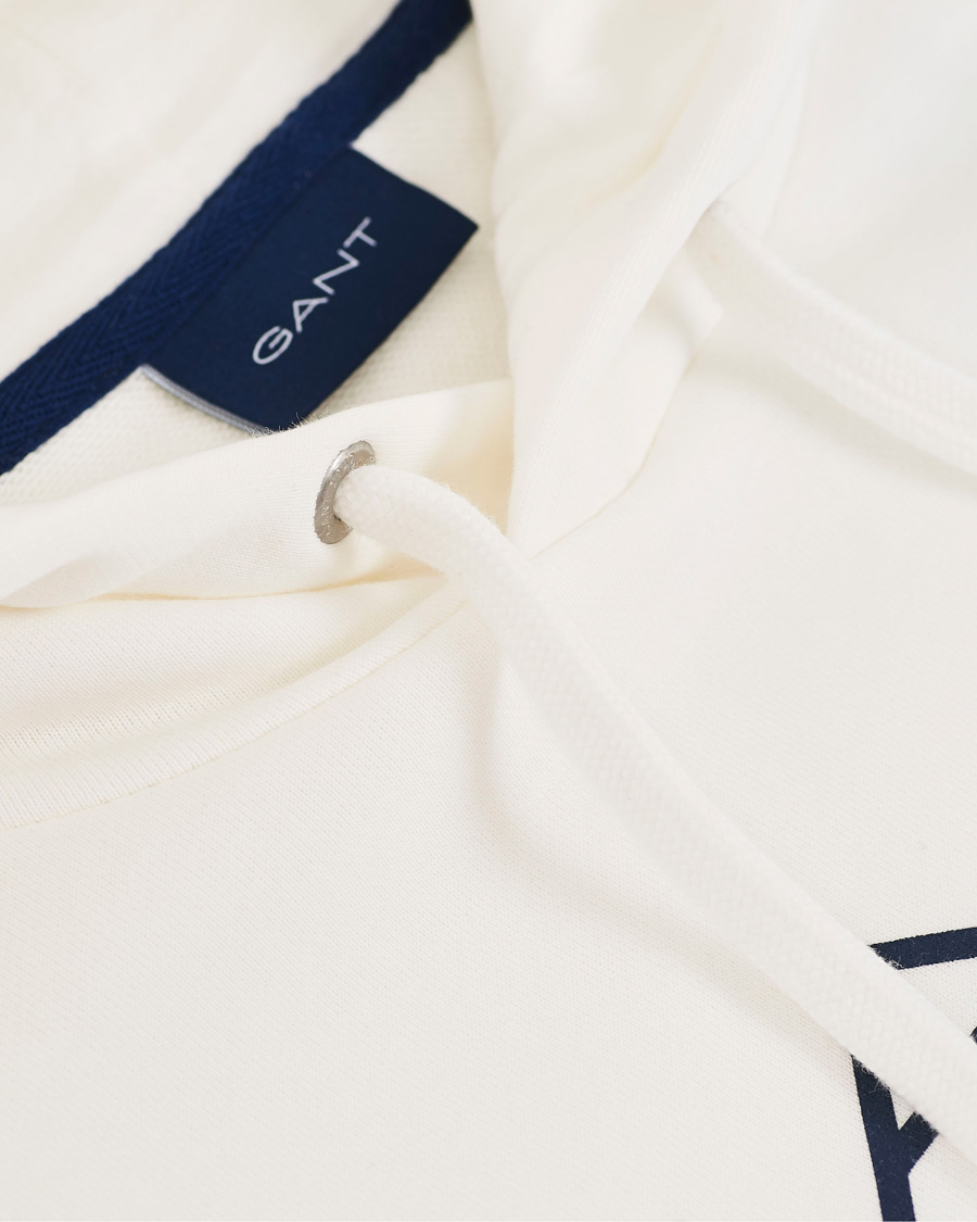 Herr | Tröjor | GANT | 1949 Logo Hoodie Eggshell