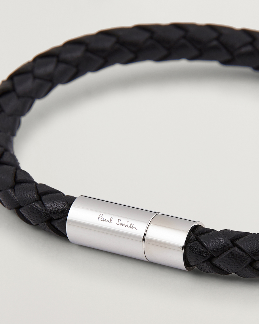 Herr | Paul Smith Leather Bracelet Black | Paul Smith | Leather Bracelet Black