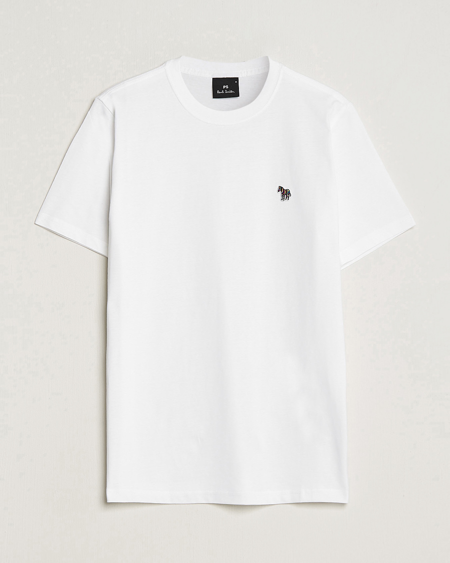 Herr | T-Shirts | PS Paul Smith | Organic Cotton Zebra T-Shirt White