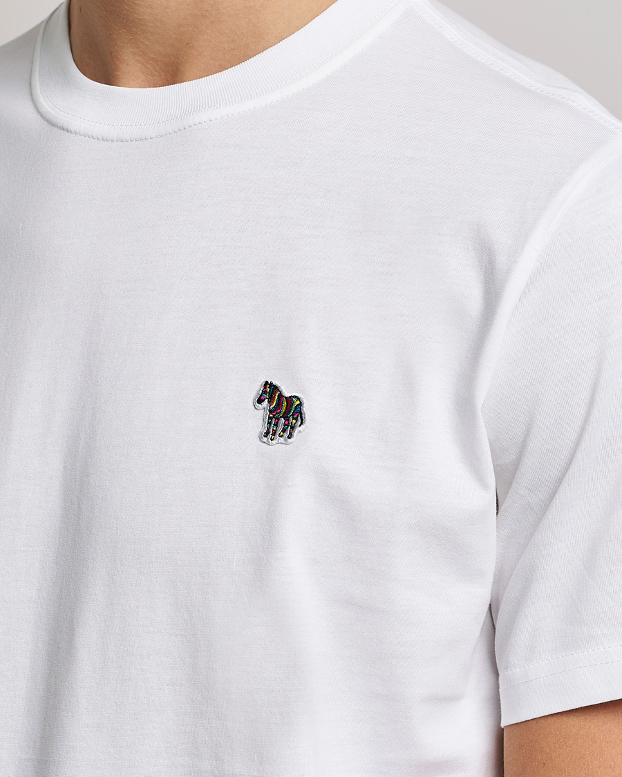 Herr | T-Shirts | PS Paul Smith | Organic Cotton Zebra T-Shirt White