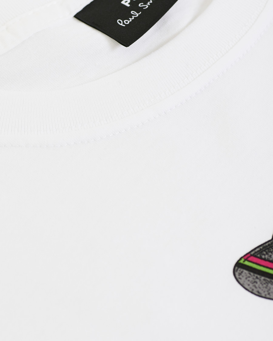 Herr | T-Shirts | PS Paul Smith | Monkey on A Bike Tee White