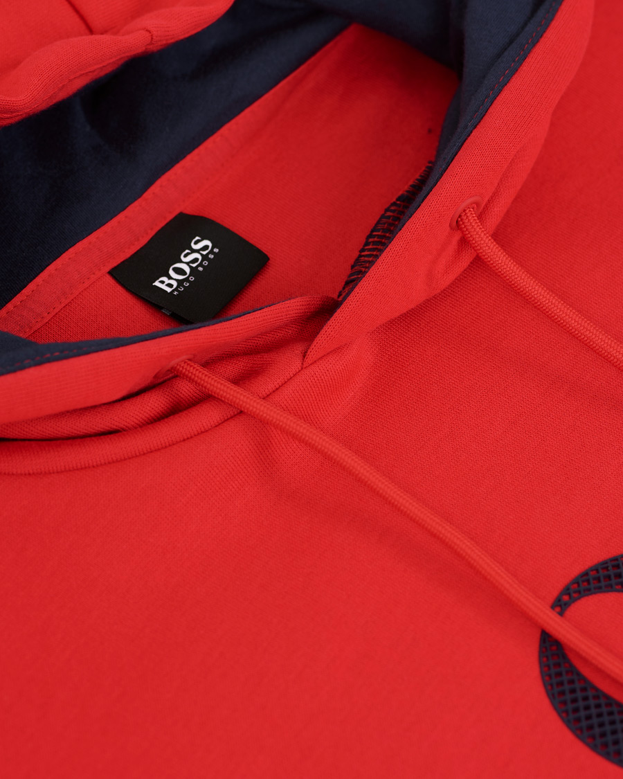 Herr | Tröjor | BOSS GREEN | BOSS Athleisure Soody Hoodie Bright Red