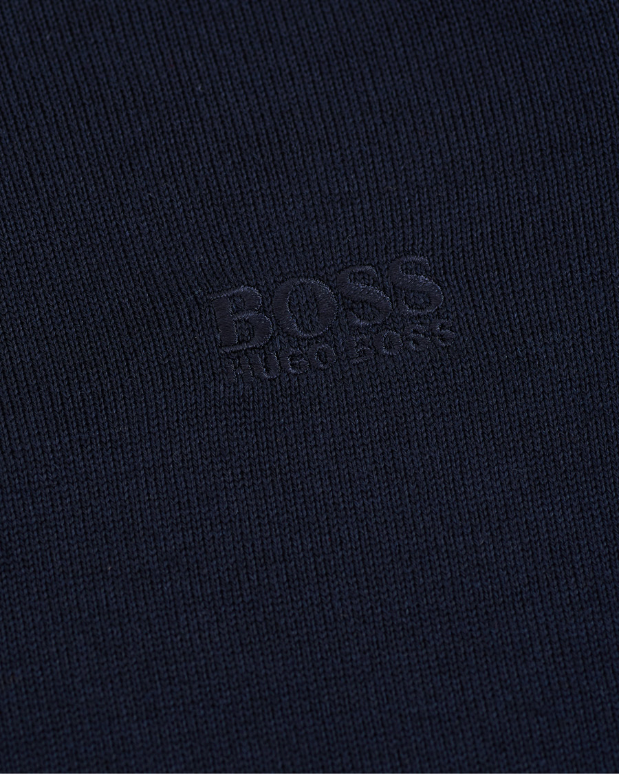 Herr | Tröjor | BOSS BLACK | BOSS Bono Knitted Polo Dark Blue